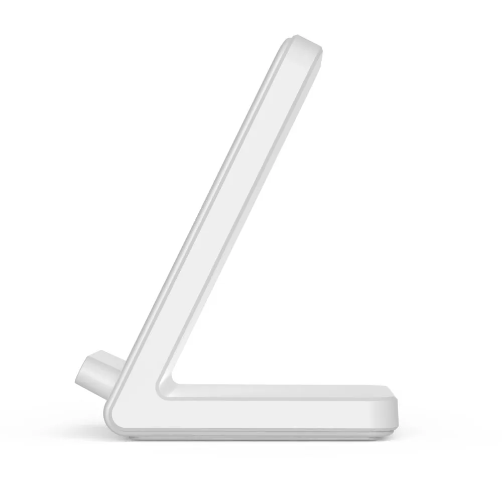 15-W-Wireless-Smartphone-Ladegerät im Standdesign – weiß 4