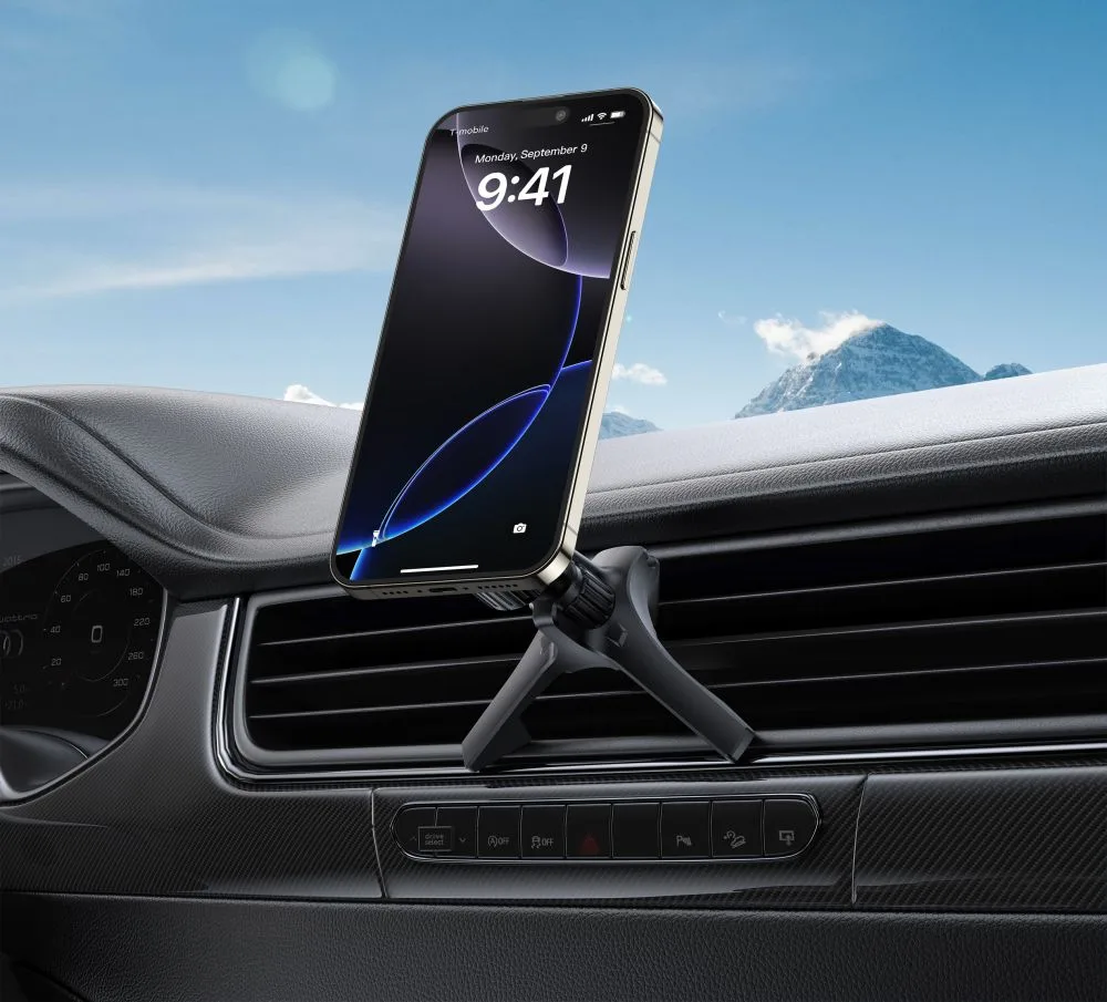 Car vent mount for smartphones with MagSafe rings N53 - black 8