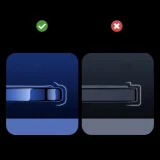 Husă transparentă ultra-subțire NBS cu ramă metalică pentru iPhone Pro Max 12, negru 10