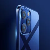 Husă transparentă ultra-subțire NBS cu ramă metalică pentru iPhone Pro Max 12, negru 3