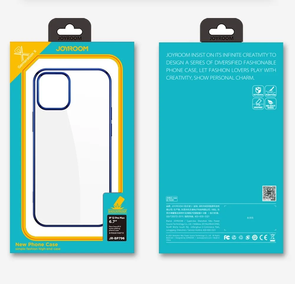 NBS ultra-tanki prozirni futrola s metalnim okvirom za iPhone Pro Max 12, crna 5