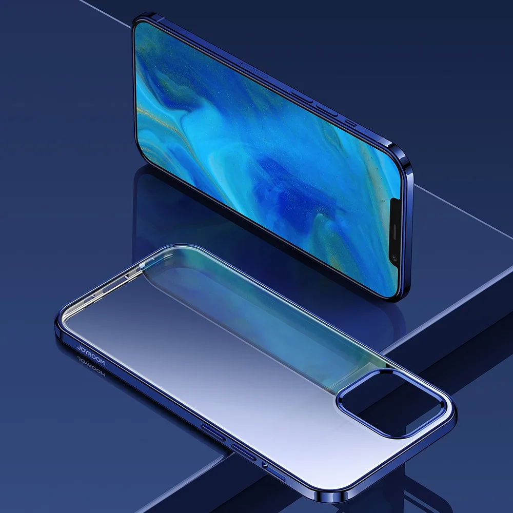 NBS ultra-tanki prozirni futrola s metalnim okvirom za iPhone Pro Max 12, crna 6