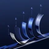 Husă transparentă ultra-subțire NBS cu ramă metalică pentru iPhone Pro Max 12, negru 7