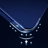 Husă transparentă ultra-subțire NBS cu ramă metalică pentru iPhone Pro Max 12, negru 8