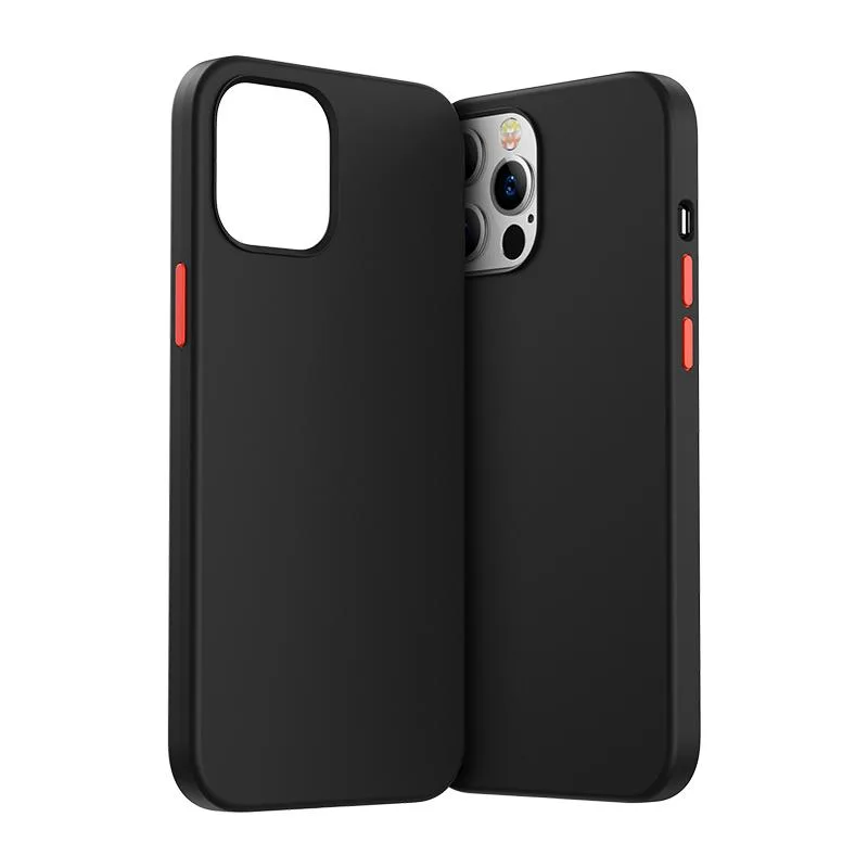 Védőtok iPhone 12 Pro Max Color sorozathoz, fekete