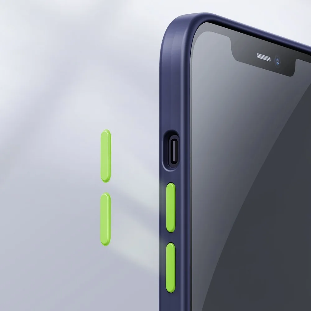 Husă de protecție pentru iPhone 12 Pro Max Seria Color Negru 11