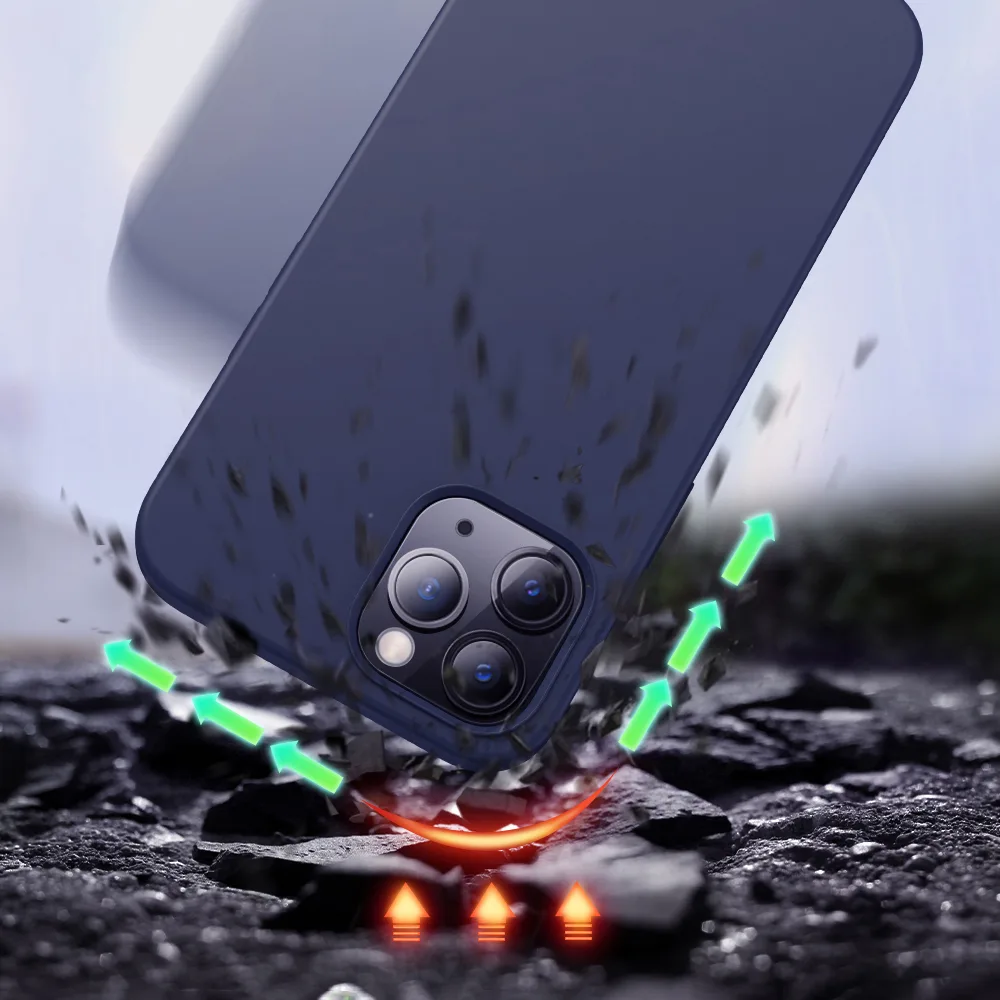 Husă de protecție pentru iPhone 12 Pro Max Seria Color Negru 7