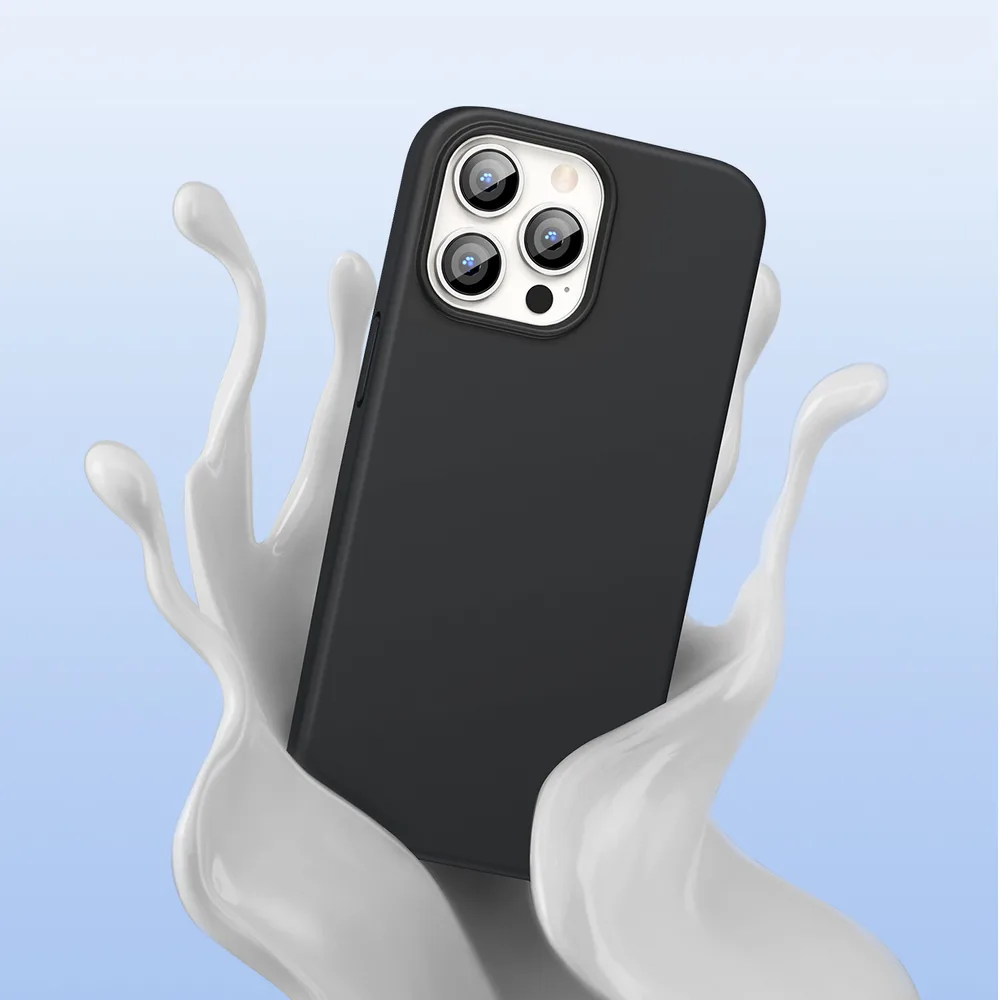 Flexible silicone case for iPhone 13 Pro, black 7