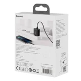 Kompakt USB-C 20 W 3 A PD QC 3.0 gyors fali töltő, fekete 10