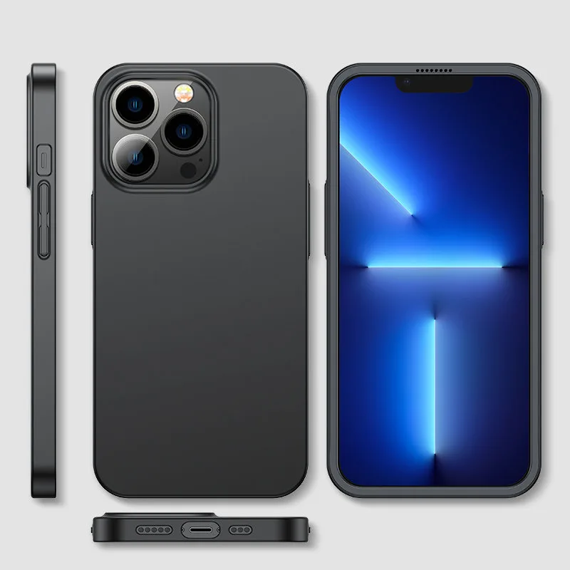 iPhone 13 Pro Max tok, elülső és hátsó fedél + edzett üveg, fekete 7