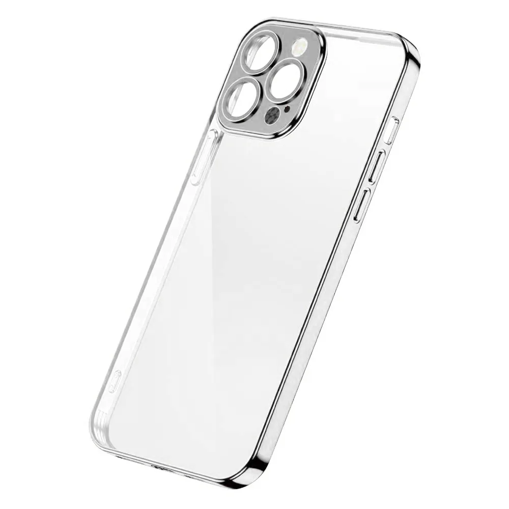 iPhone 13 Pro tok fémes ezüst kerettel