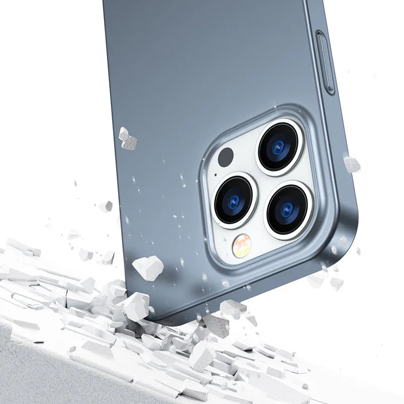 Husă pentru iPhone 13 Pro Max, capac față și spate + sticlă temperată, gri 6