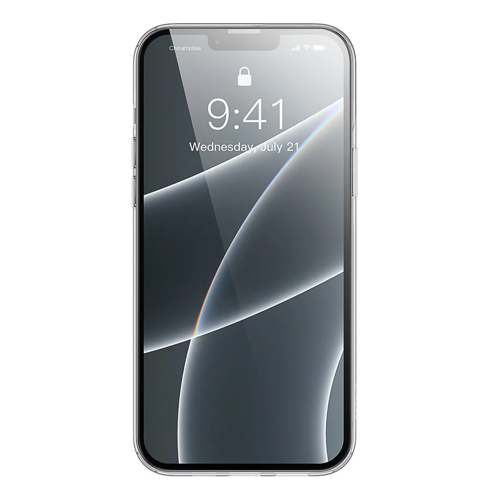 Transparent Gel iPhone 13 Pro Max Simple Series Case 3