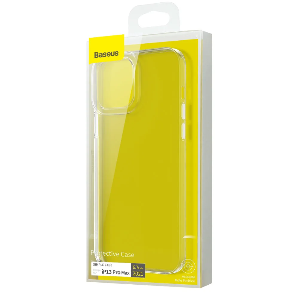 Transparent Gel iPhone 13 Pro Max Simple Series Case 5
