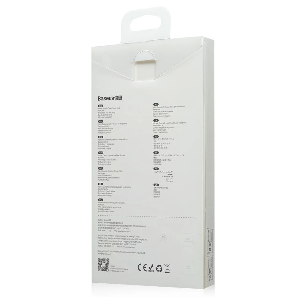 Transparent Gel iPhone 13 Pro Max Simple Series Case 6