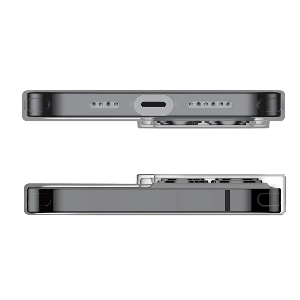 Transparent gel iPhone 13 Pro Simple Series Case, black 7