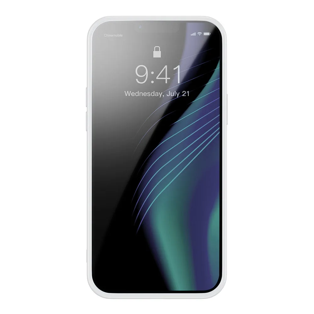 Erős, tartós tok iPhone 13 Pro Max készülékhez, szürke gélkerettel