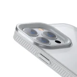 Erős, tartós tok iPhone 13 Pro Max készülékhez, szürke gélkerettel 8