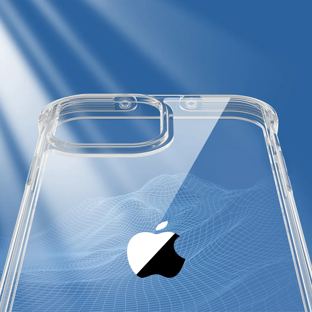 Futrola za iPhone 13 Pro, robusna futrola s kukicama i stalakom, prozirna 6