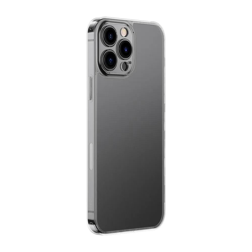 Husă pentru iPhone 13 Pro Max, carcasă rigidă cu ramă din gel, transparentă 2