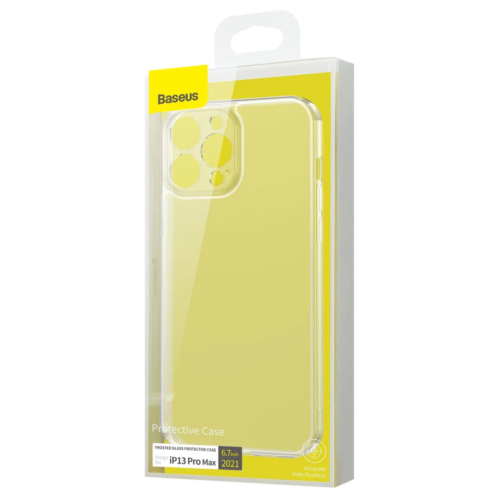 Husă pentru iPhone 13 Pro Max, carcasă rigidă cu ramă din gel, transparentă 5