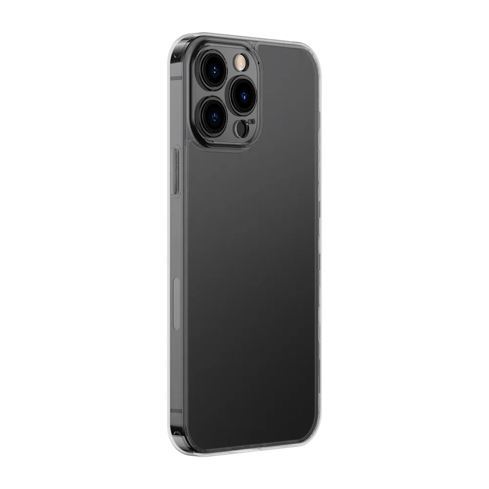 iPhone 13 Pro tok, kemény héj gélkerettel, fekete 2