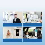 Futrola za iPhone 13, robusna futrola s kukicama i stalakom, prozirna 7