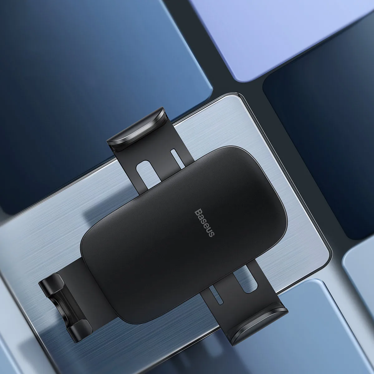 Suport metalic pentru telefon de mașină Metal Age II negru, cu fixare prin ventilație 10
