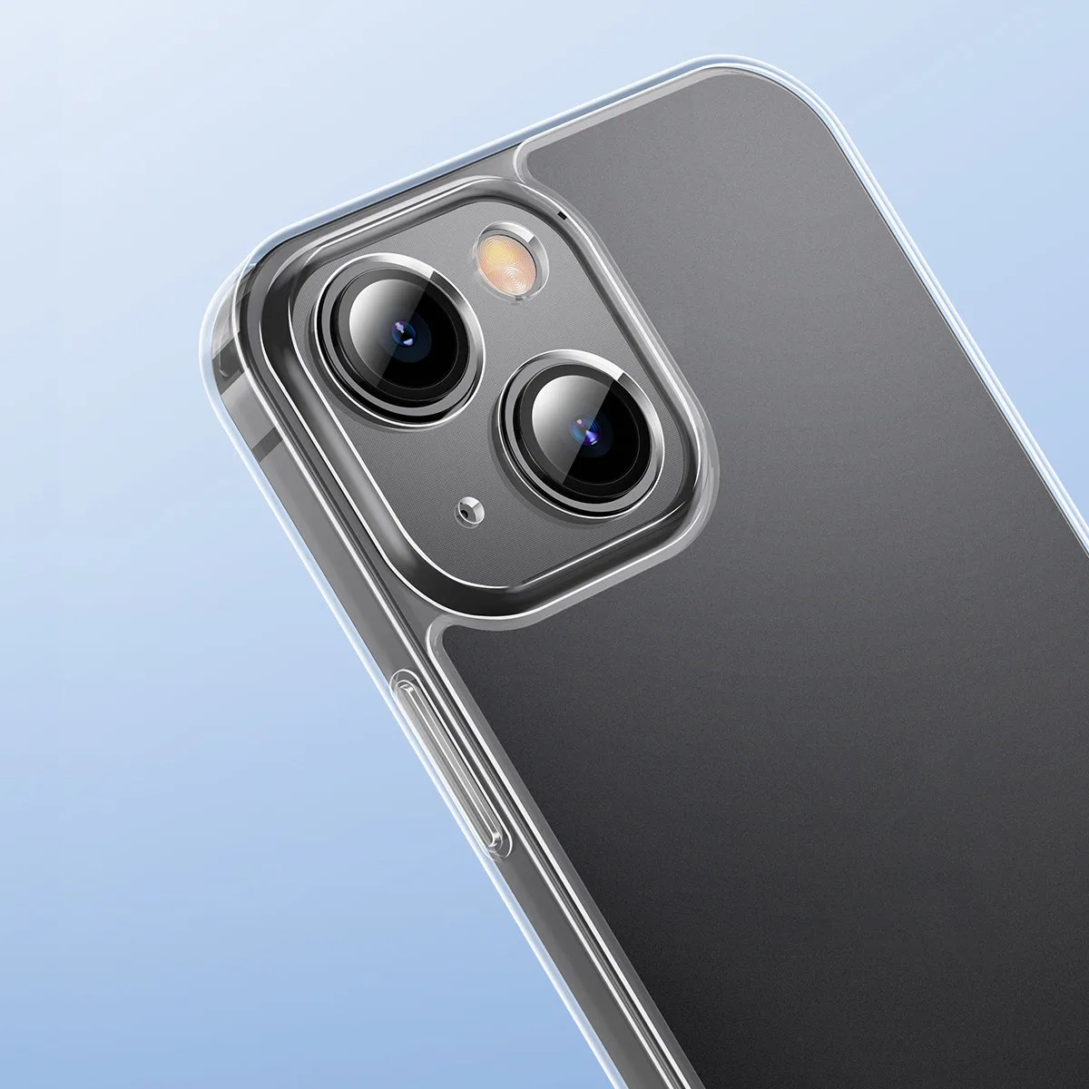 Husă pentru iPhone 13: husă rigidă cu ramă din gel, transparentă 10