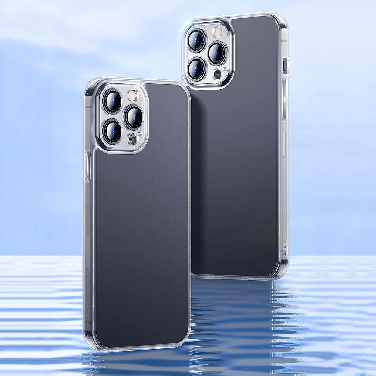 Husă pentru iPhone 13: husă rigidă cu ramă din gel, transparentă 11