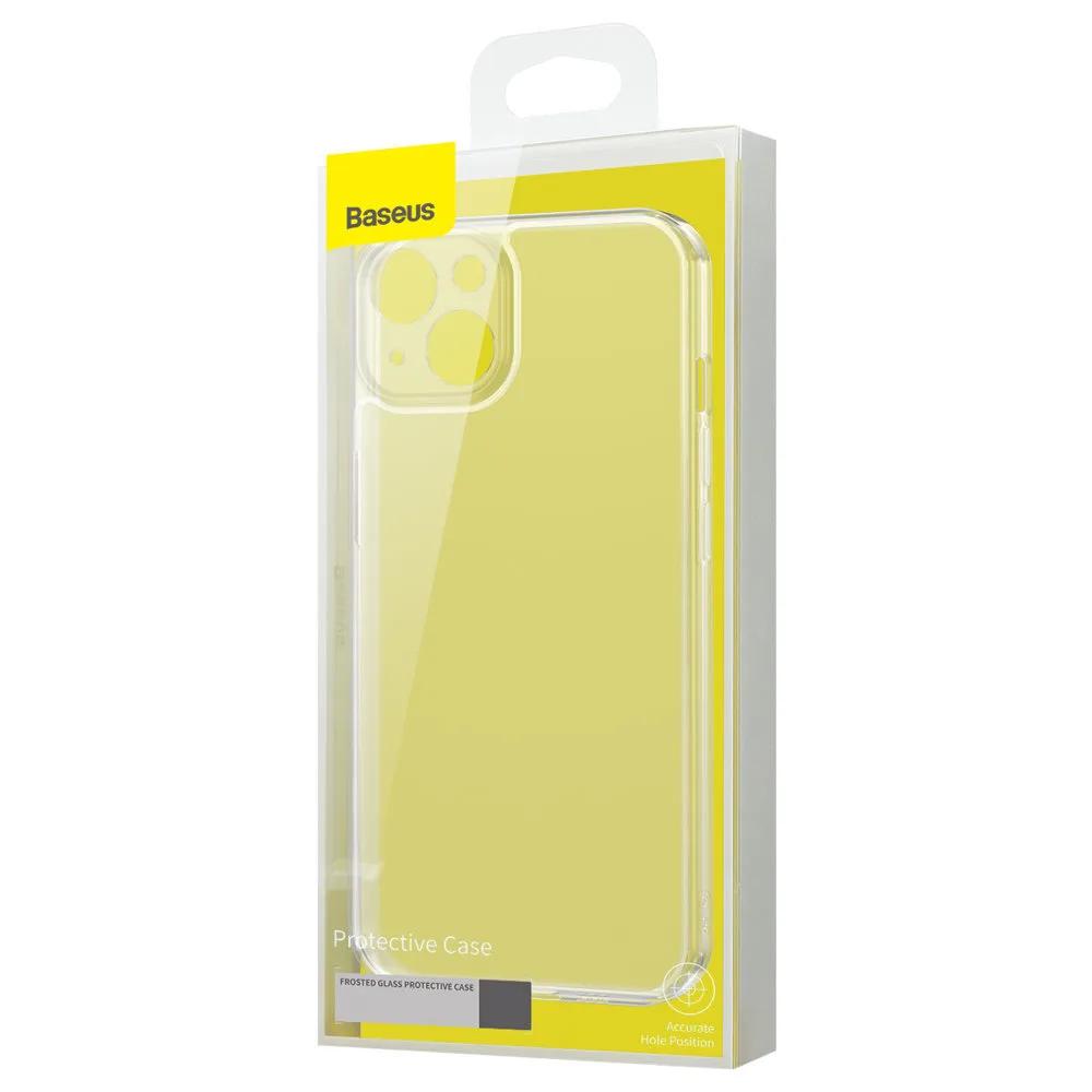 Husă pentru iPhone 13: husă rigidă cu ramă din gel, transparentă 5