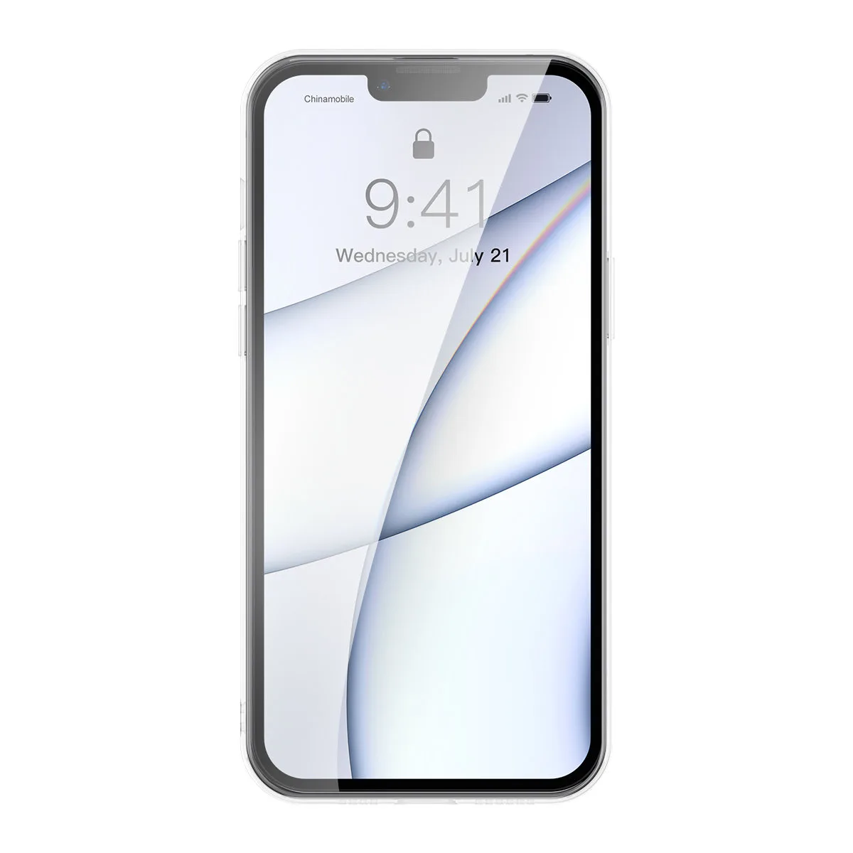 Husă pentru iPhone 13: husă rigidă cu ramă din gel, transparentă 7