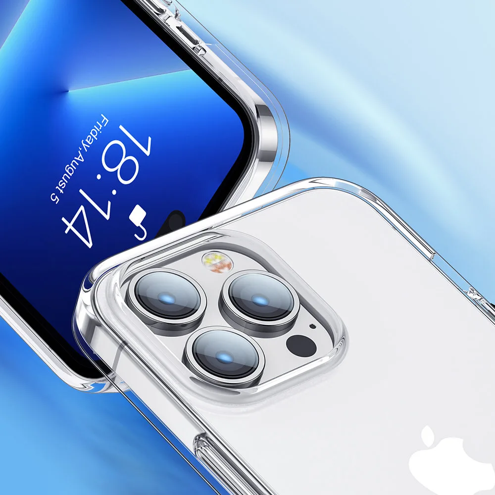 Rugalmas tok iPhone 14 Plus-hoz, tartós burkolat, átlátszó 14X 6