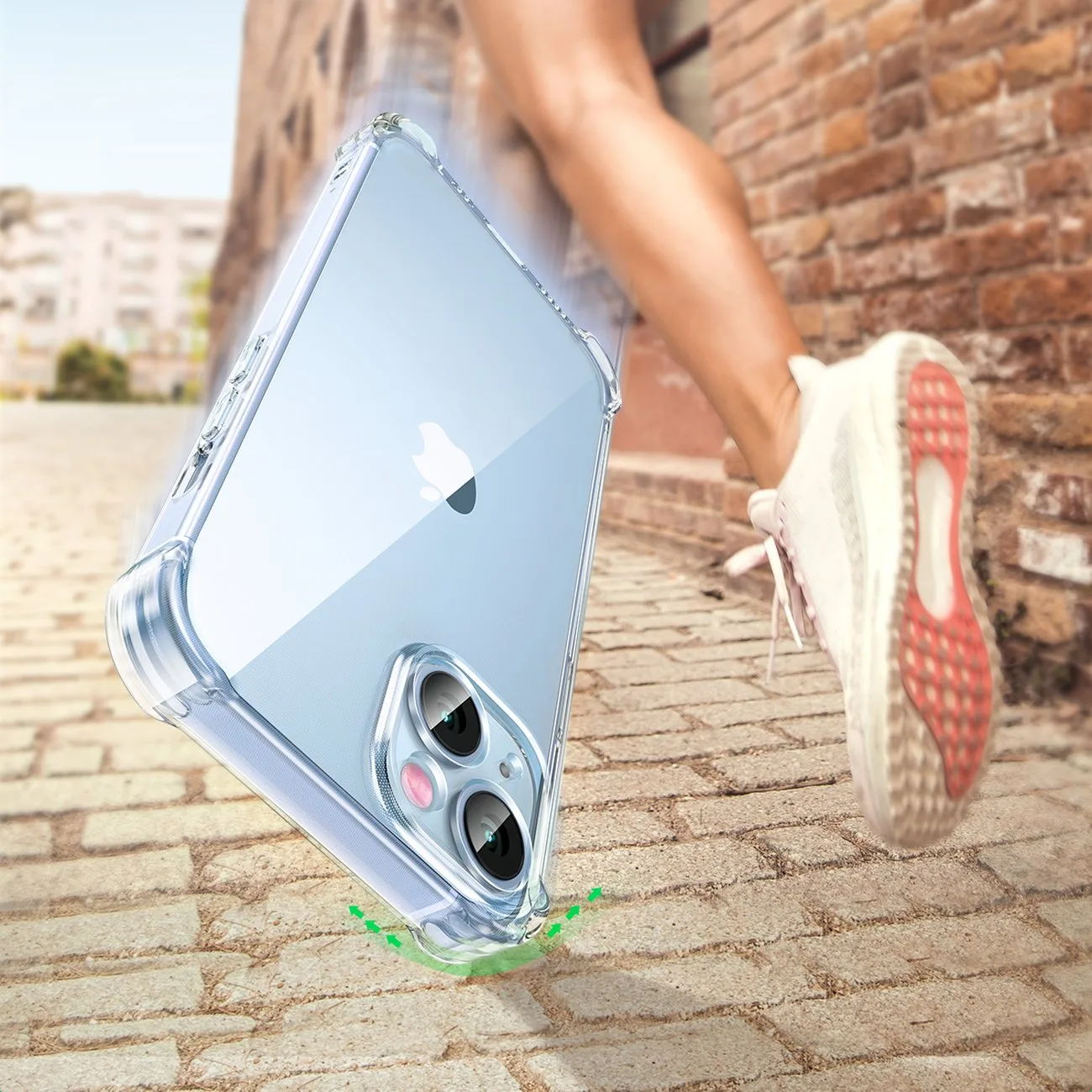 Gel maska za iPhone 14 Plus s ojačanim kutovima, zaštitna, prozirna 2