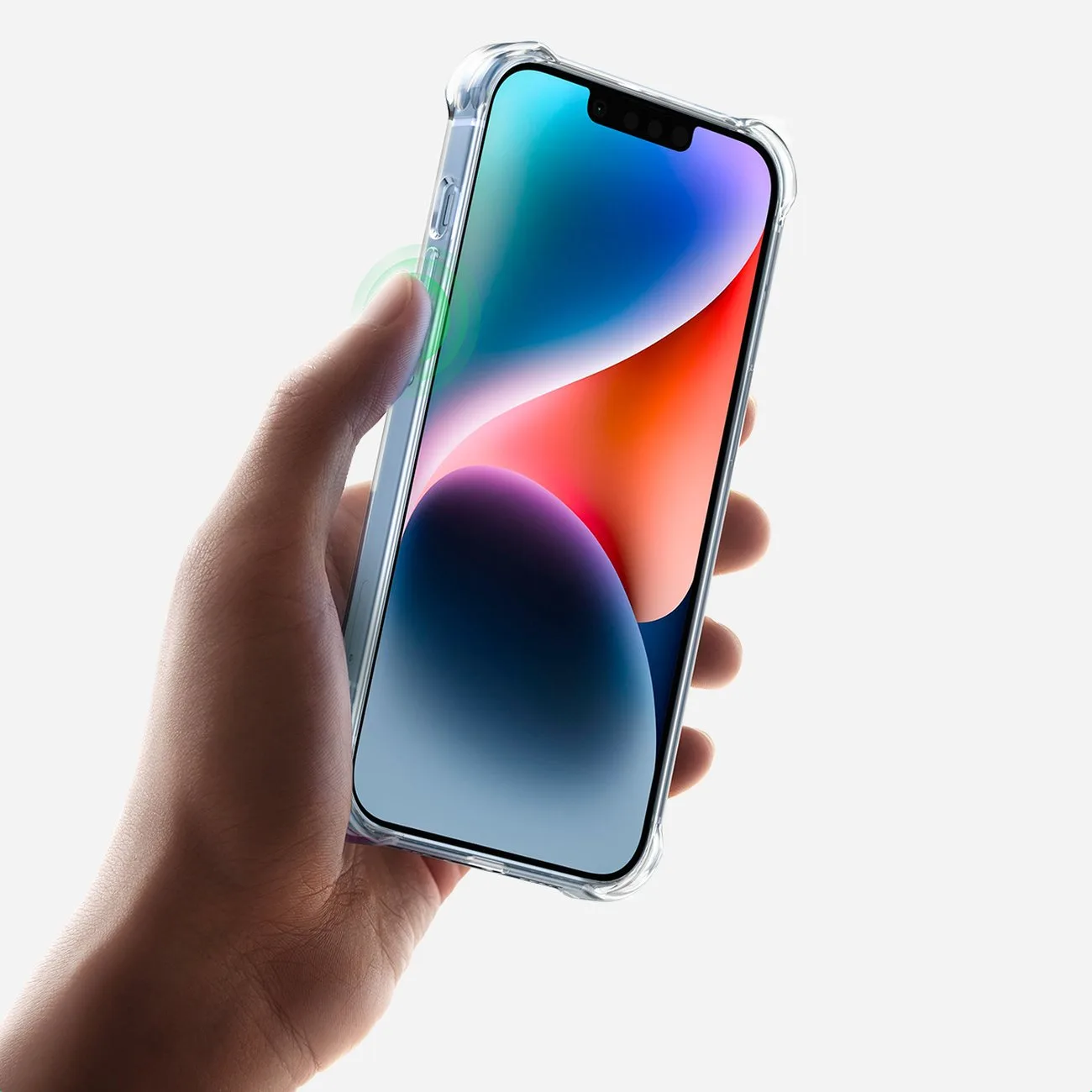 Gel maska za iPhone 14 Plus s ojačanim kutovima, zaštitna, prozirna 4