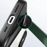 Hartschalenhülle mit Gelrahmen und integriertem Ständer für iPhone 14 Pro, schwarz 7