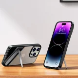 Hartschalenhülle mit Gelrahmen und integriertem Ständer für iPhone 14 Pro, schwarz 8
