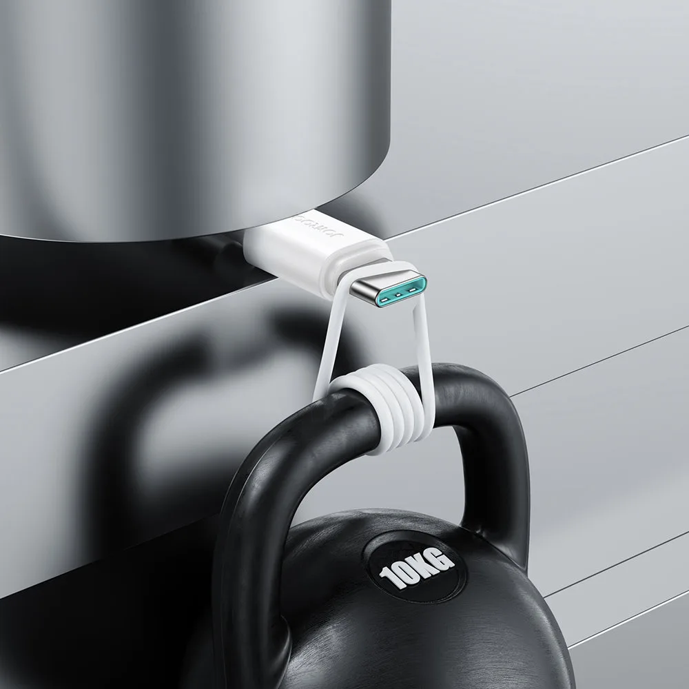 USB – USB Type-C 3 A 2 m-es fekete töltő- és adatátviteli kábel 8