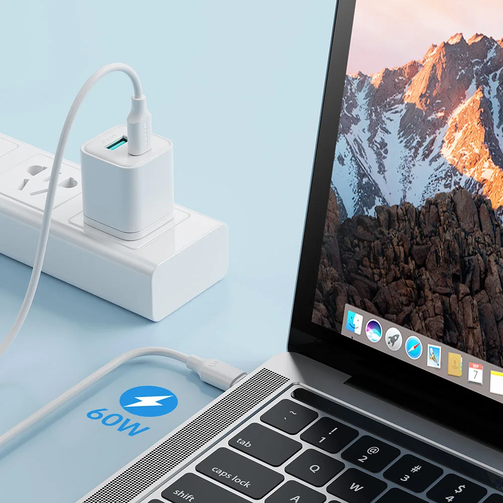 USB-C to USB-C Cable 480 Mb/s 60W 1m Black 4