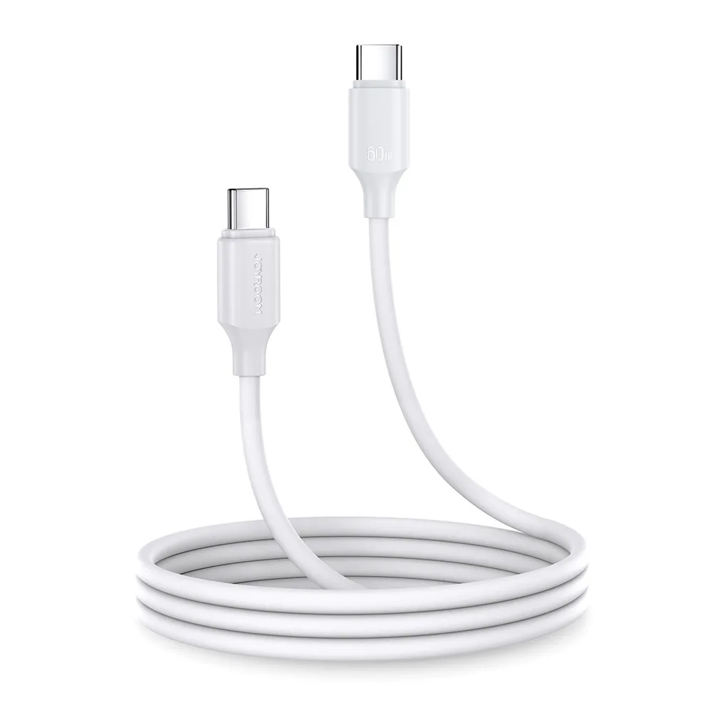 USB-C–USB-C kábel 480 Mb/s 60 W 1 m Fehér