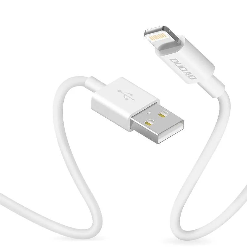 Przewód kabel do iPhone USB - Lightning 3A 1m biały 2