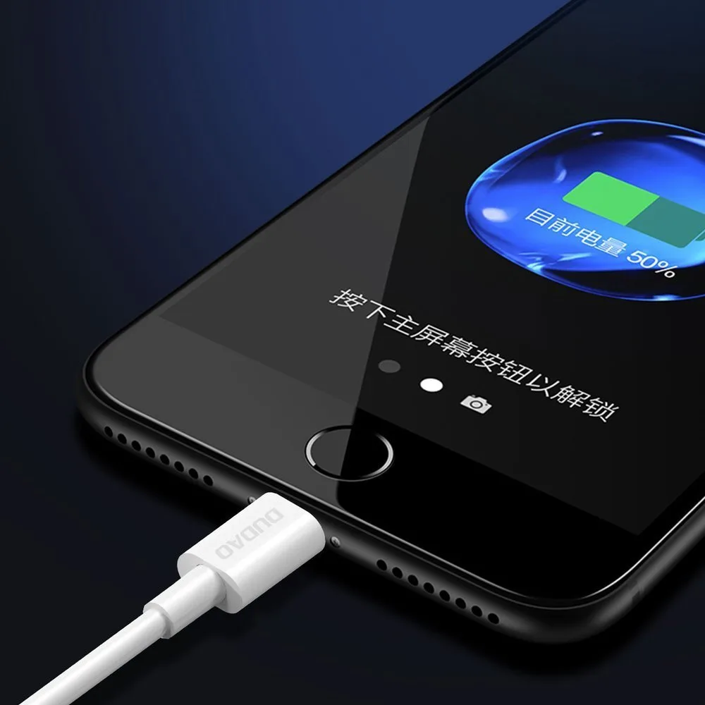 Przewód kabel do iPhone USB - Lightning 3A 1m biały 7