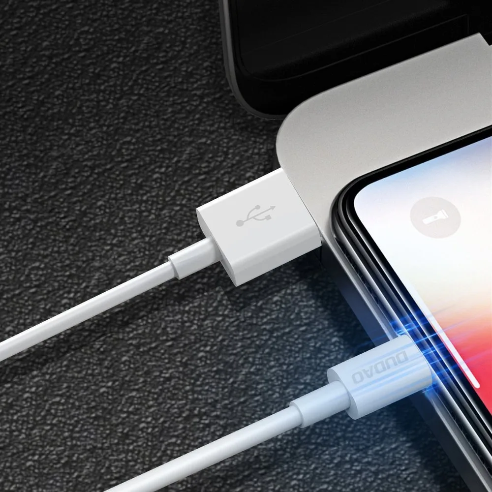 Przewód kabel do iPhone USB - Lightning 3A 1m biały 8