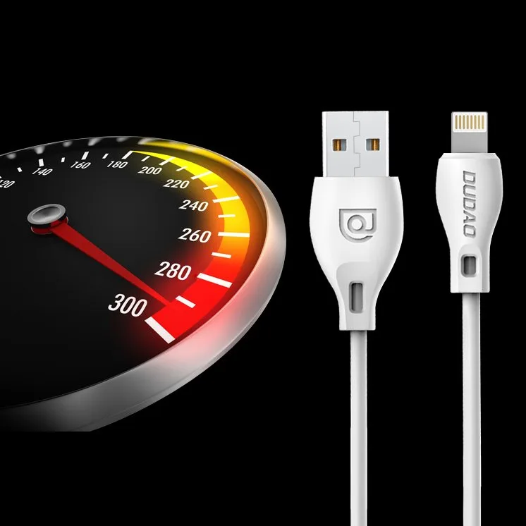 USB–Lightning kábel iPhone-hoz, 2,4 A, 1 m, fehér 10