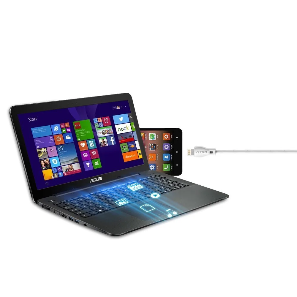 USB–Lightning kábel iPhone-hoz, 2,4 A, 1 m, fehér 6