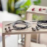 Fülhallgató 3,5 mm-es mini jack csatlakozóval, szürke 4