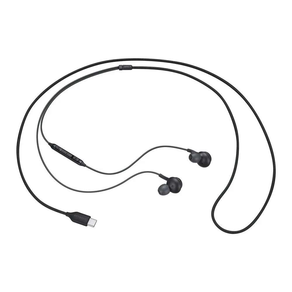 Przewodowe słuchawki dokanałowe AKG złącze USB-C czarny 5