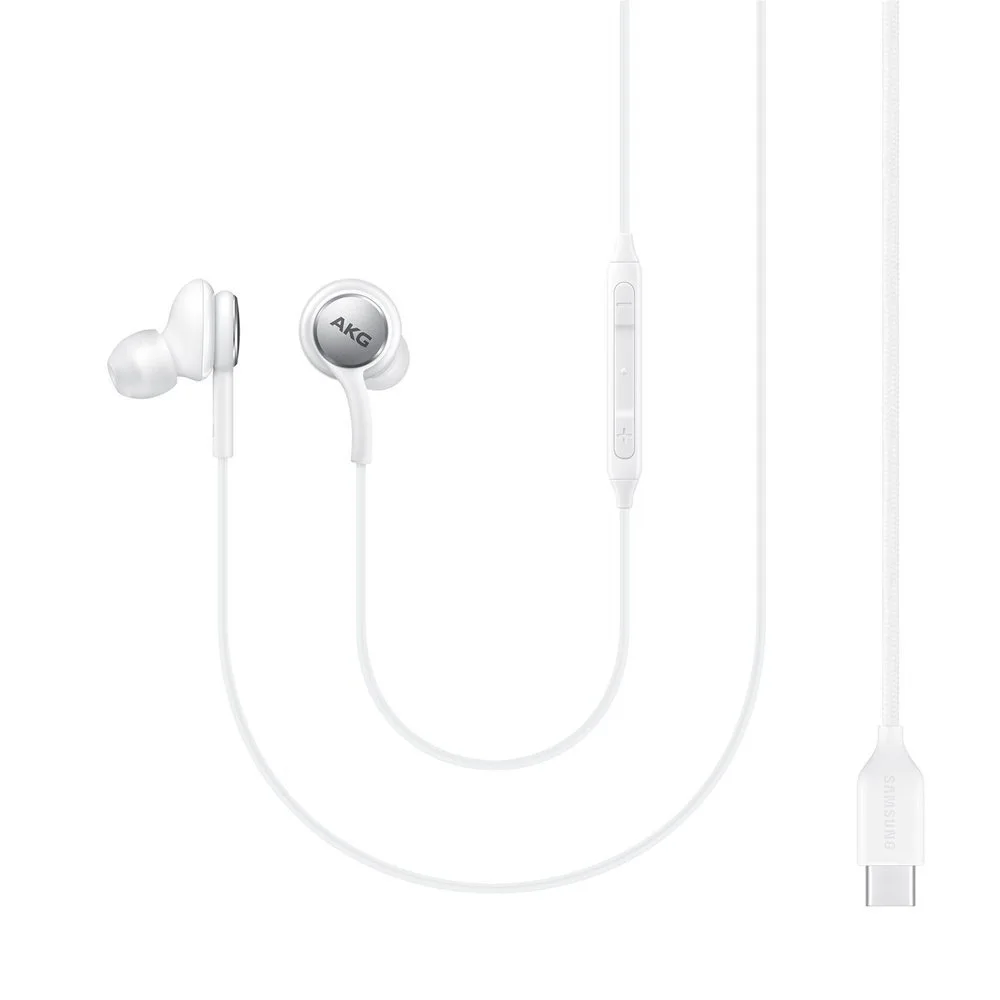 AKG vezetékes fülhallgató, USB-C csatlakozó, fehér