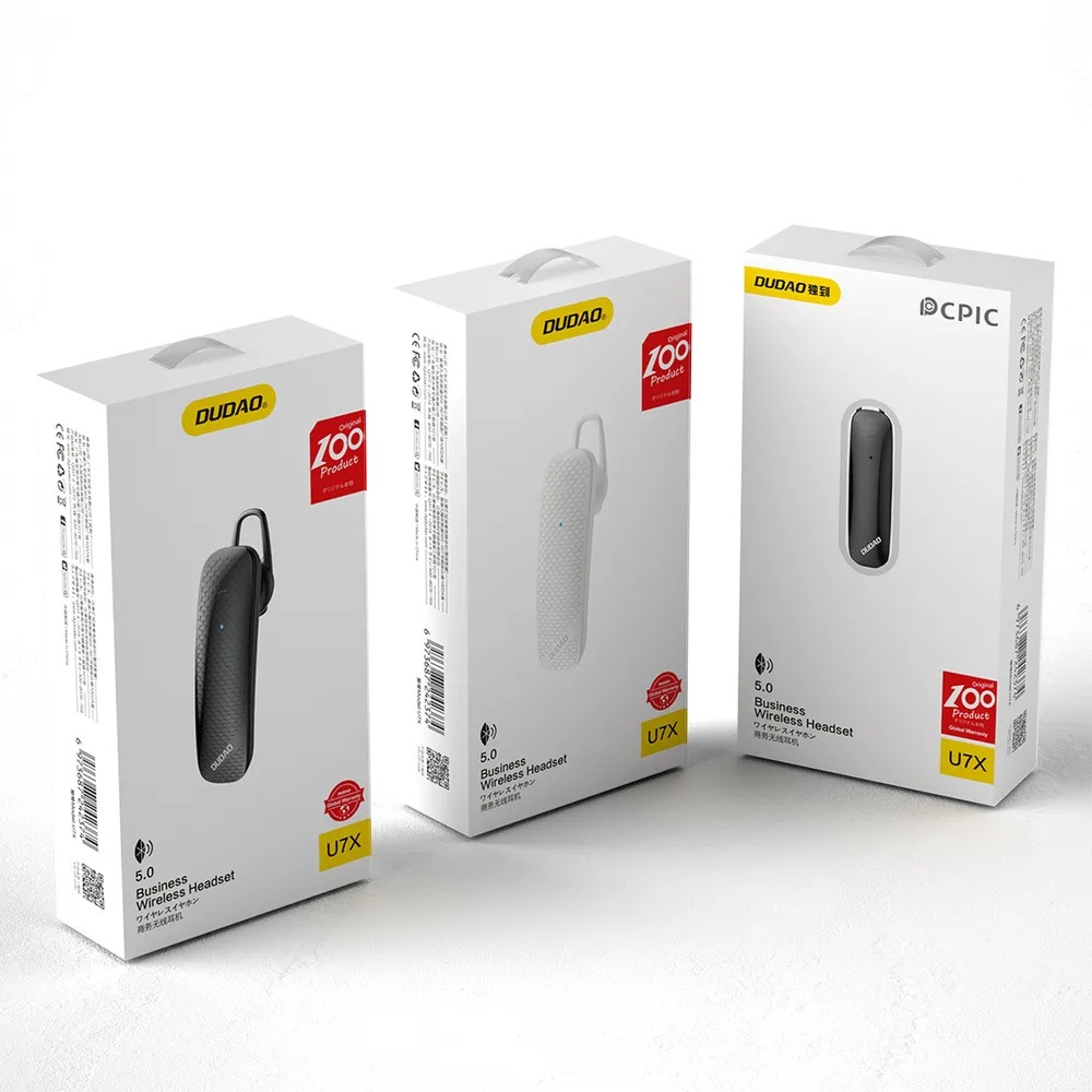 U7X Bluetooth wireless headset with micro USB 5