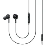 3,5 mm mini-jack slušalice za uho s daljinskim upravljačem i mikrofonom, crne